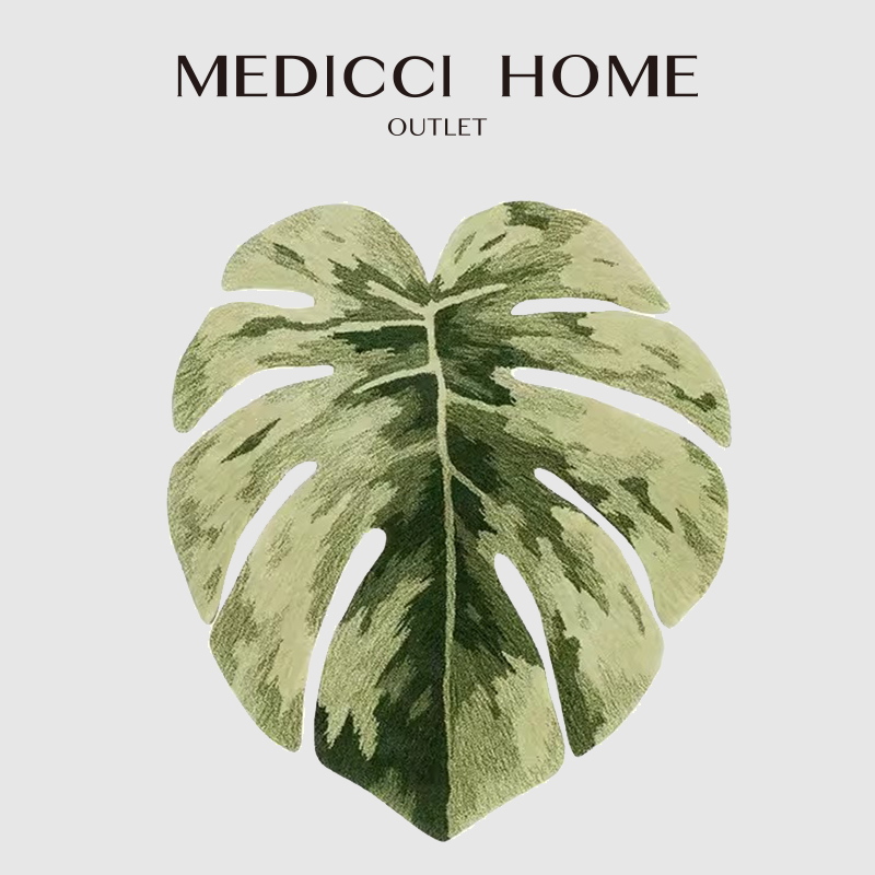Luxury Lifestyle Hotel - Medicci Home Monstera Bladeren Gevormd Gebied