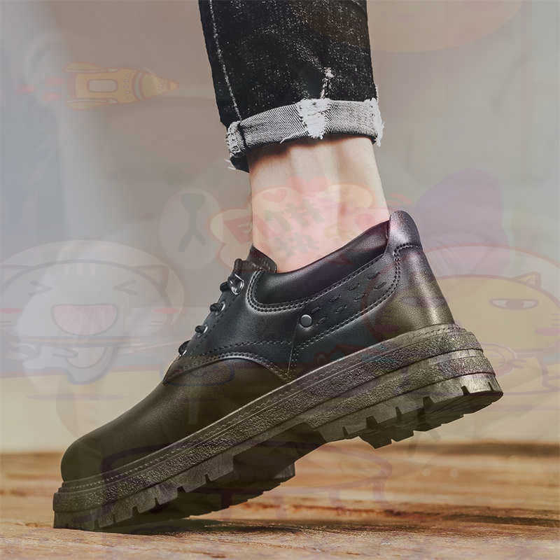 Luxury Lifestyle Uk - Donker natuurlijk leer Mode-sneakers Tennis Herensneakers