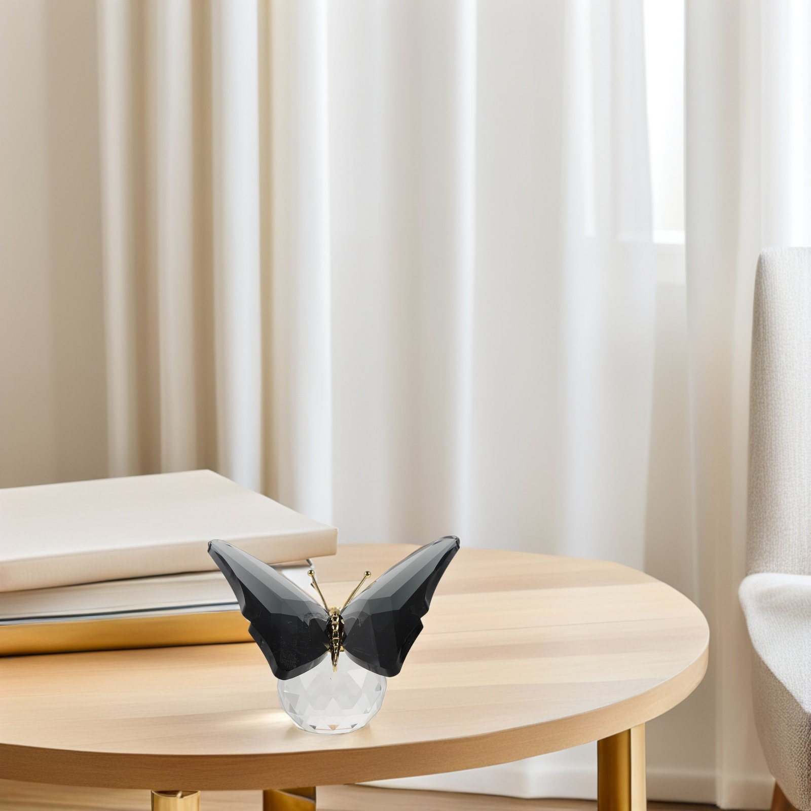 Glazen vlinder-papiergewicht,  - Crystal Ball Decor recensie en prijs