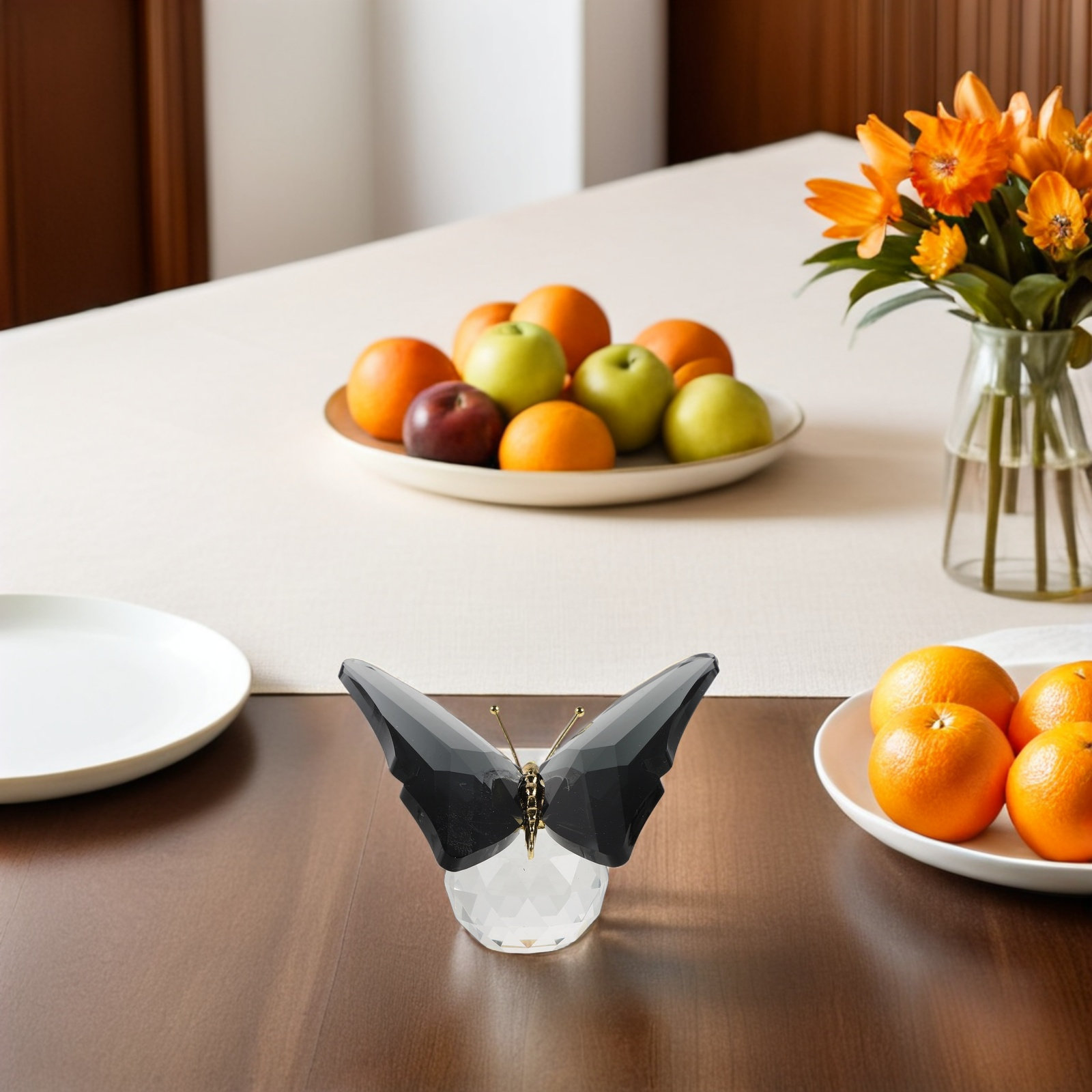 Glazen vlinder-papiergewicht,  - Crystal Ball Decor recensie en prijs
